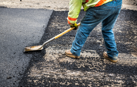 Road construction Road construction