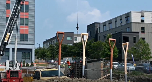 Cambrian Way groundbreaking