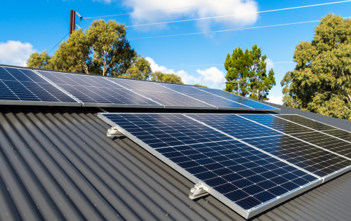 Rooftop solar panels