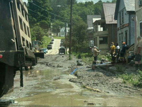 Clean up in Barre