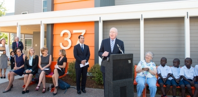 Ribbon cutting at Bright Street Apartments