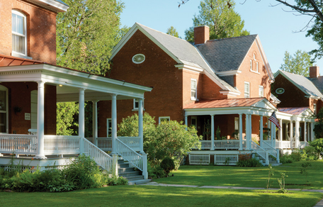 Officer's Row at Fort Ethan Allen, Colchester VT